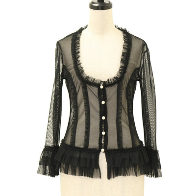 ozz oneste 未使用品 薔薇刺繍レースボレロ USED】ONESTE 薔薇刺繍ボレロ | Ozz On | ロリータ ゴスロリブランド服
