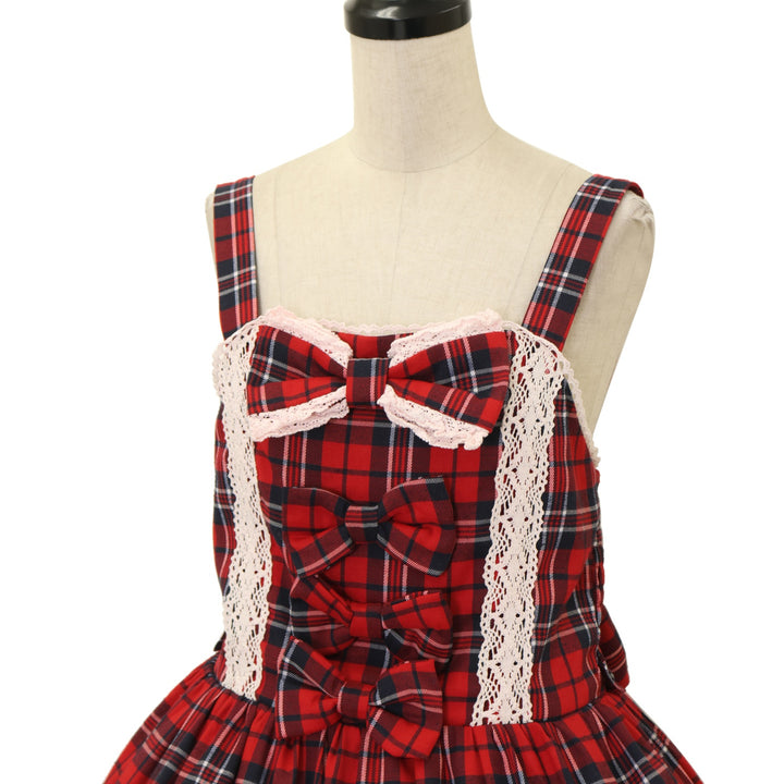 USED】【axes femme kawaii/Mサイズ】タータンチェックジャンスカ