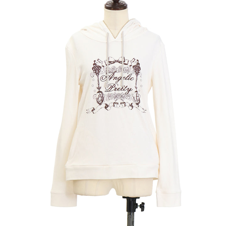 USED】Royal Creamy Chocolateプリントパーカ | Angelic Pretty