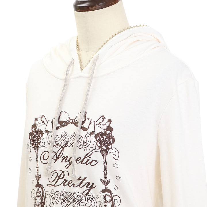 USED】Royal Creamy Chocolateプリントパーカ | Angelic Pretty