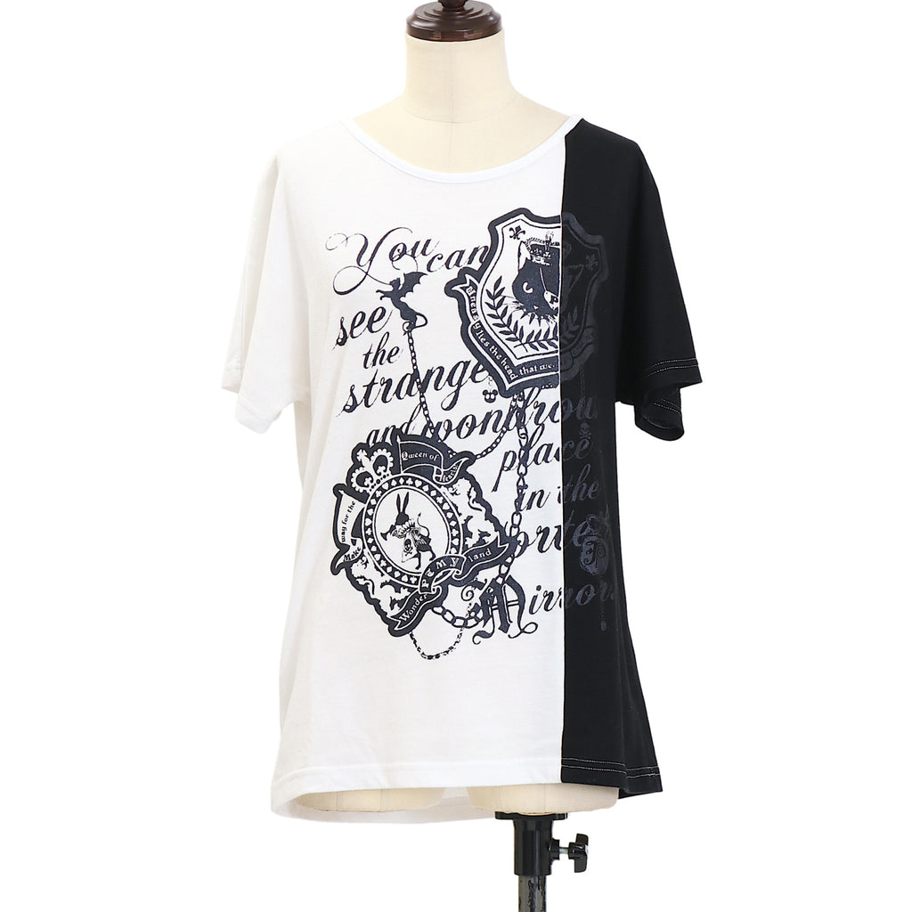 PUTUMAYO 服 USED】ネコ紋章切替Tシャツ | PUTUMAYO Wunderwelt Online Shop