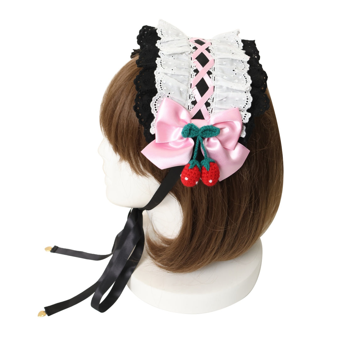 USED】Decoration Strawberryヘッドドレス | Angelic Pretty