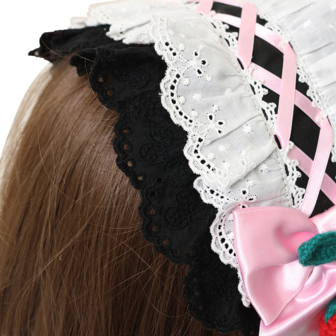 USED】Decoration Strawberryヘッドドレス | Angelic Pretty
