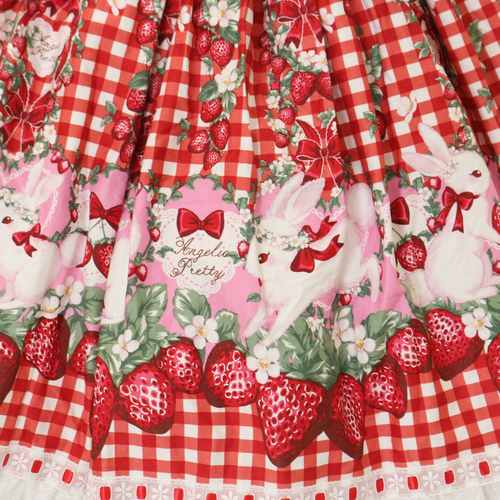 USED】Ribbon Berry Bunnyスカート | Angelic Pretty Wunderwelt