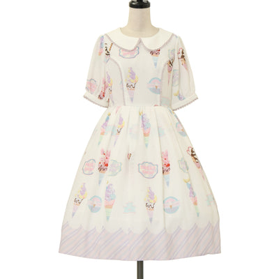 USED】【axes femme kawaii/Mサイズ】イースター柄ワンピース