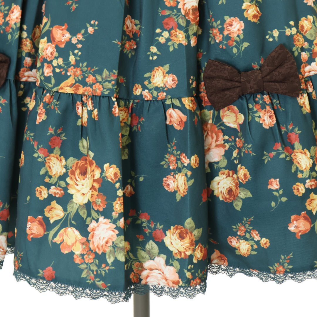 USED】【axes femme kawaii/Mサイズ】アンティークローズ柄ワンピ