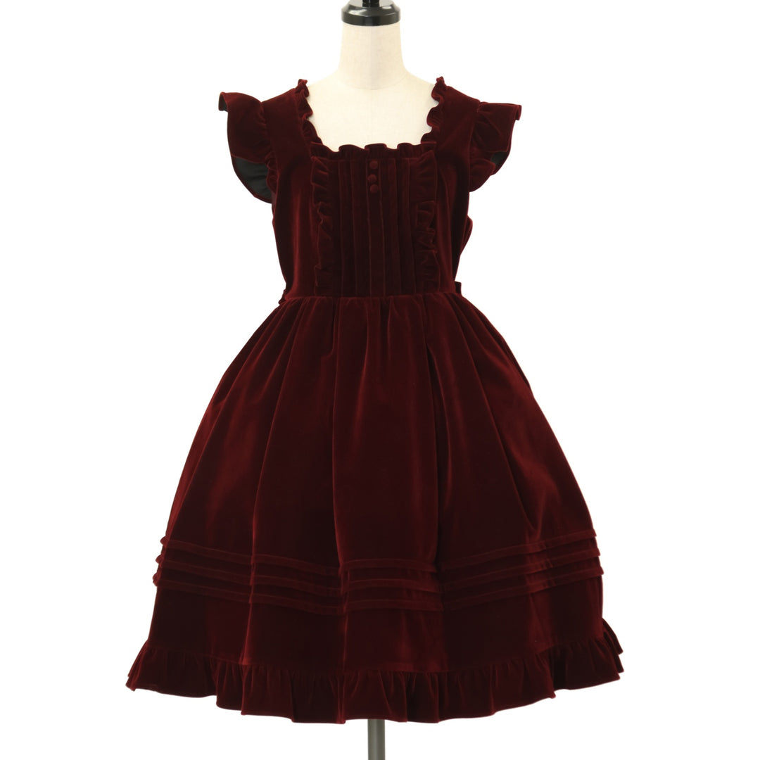 USED】【axes femme kawaii/Mサイズ】クラシカルベロアジャンスカ