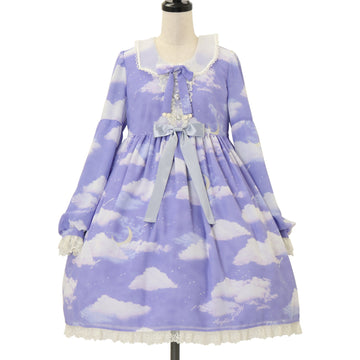 USED】【160cm/三越伊勢丹限定品】プチショコラトリー柄ワンピース
