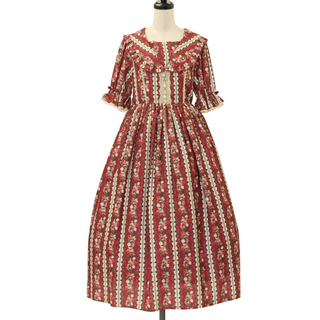 USED】【axes femme kawaii/Mサイズ】ローズベリーガーデンワンピ
