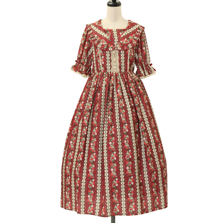 USED】【axes femme kawaii/Mサイズ】ローズベリーガーデンワンピ