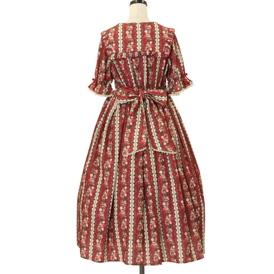 USED】【axes femme kawaii/Mサイズ】ローズベリーガーデンワンピ