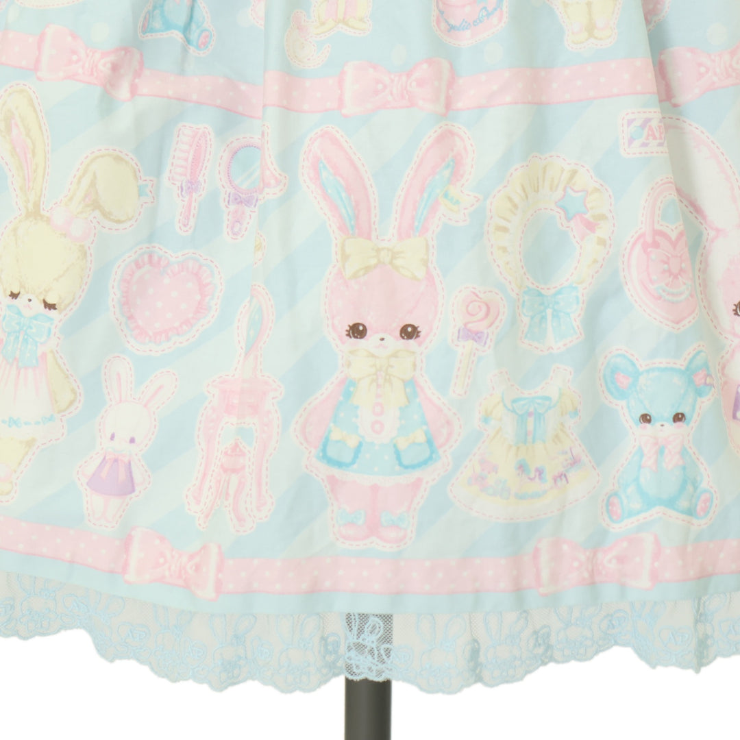 USED】Fancy Paper Dolls襟付きジャンパースカート | Angelic Pretty