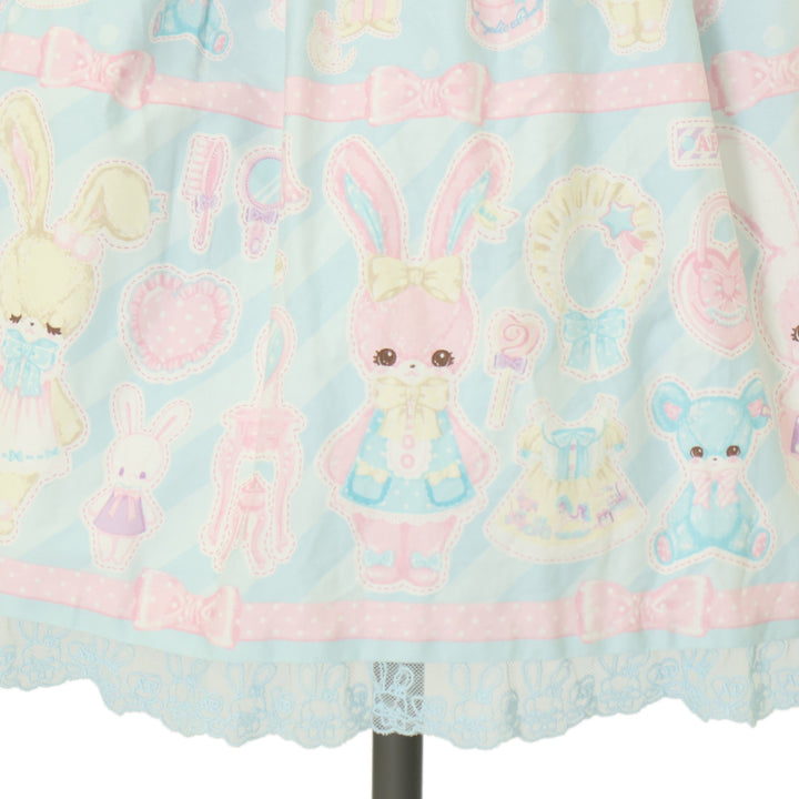 USED】Fancy Paper Dolls襟付きジャンパースカート | Angelic Pretty