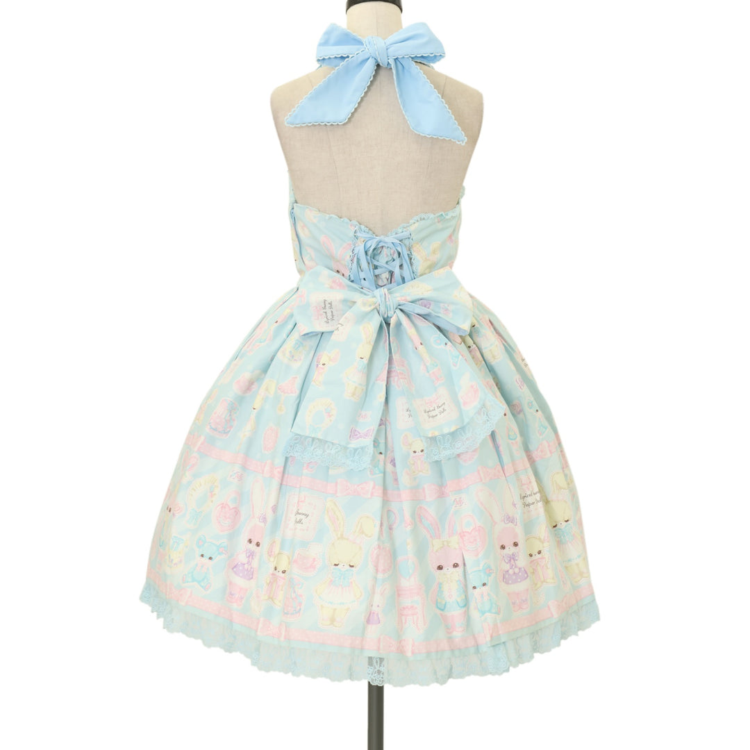 USED】Fancy Paper Dolls襟付きジャンパースカート | Angelic Pretty