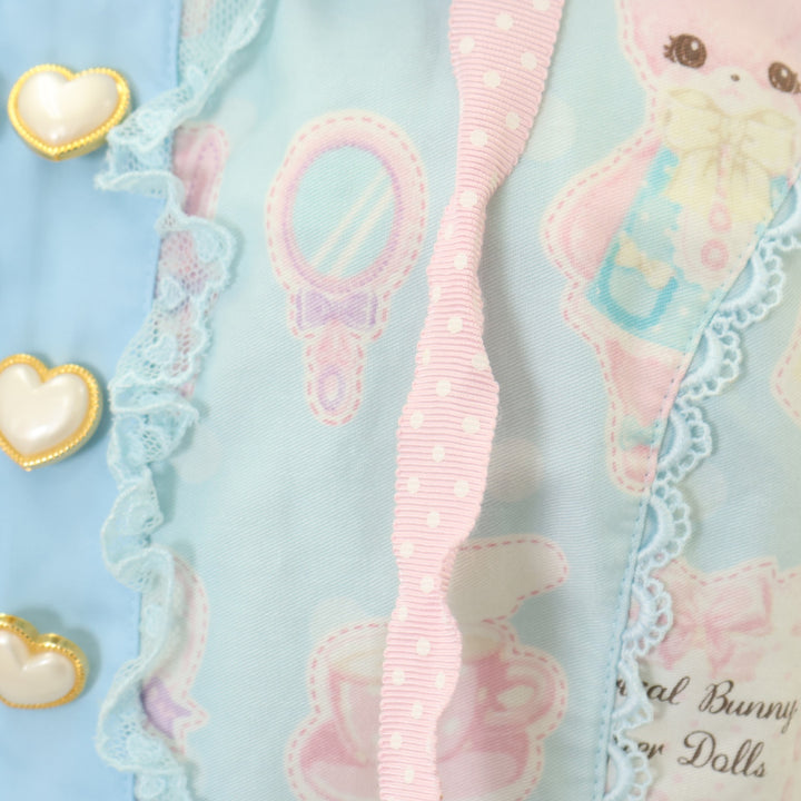 USED】Fancy Paper Dolls襟付きジャンパースカート | Angelic Pretty