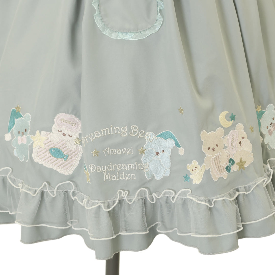 USED】Fantasy Dreaming Bearスカート（ミントグリーン） | Amavel