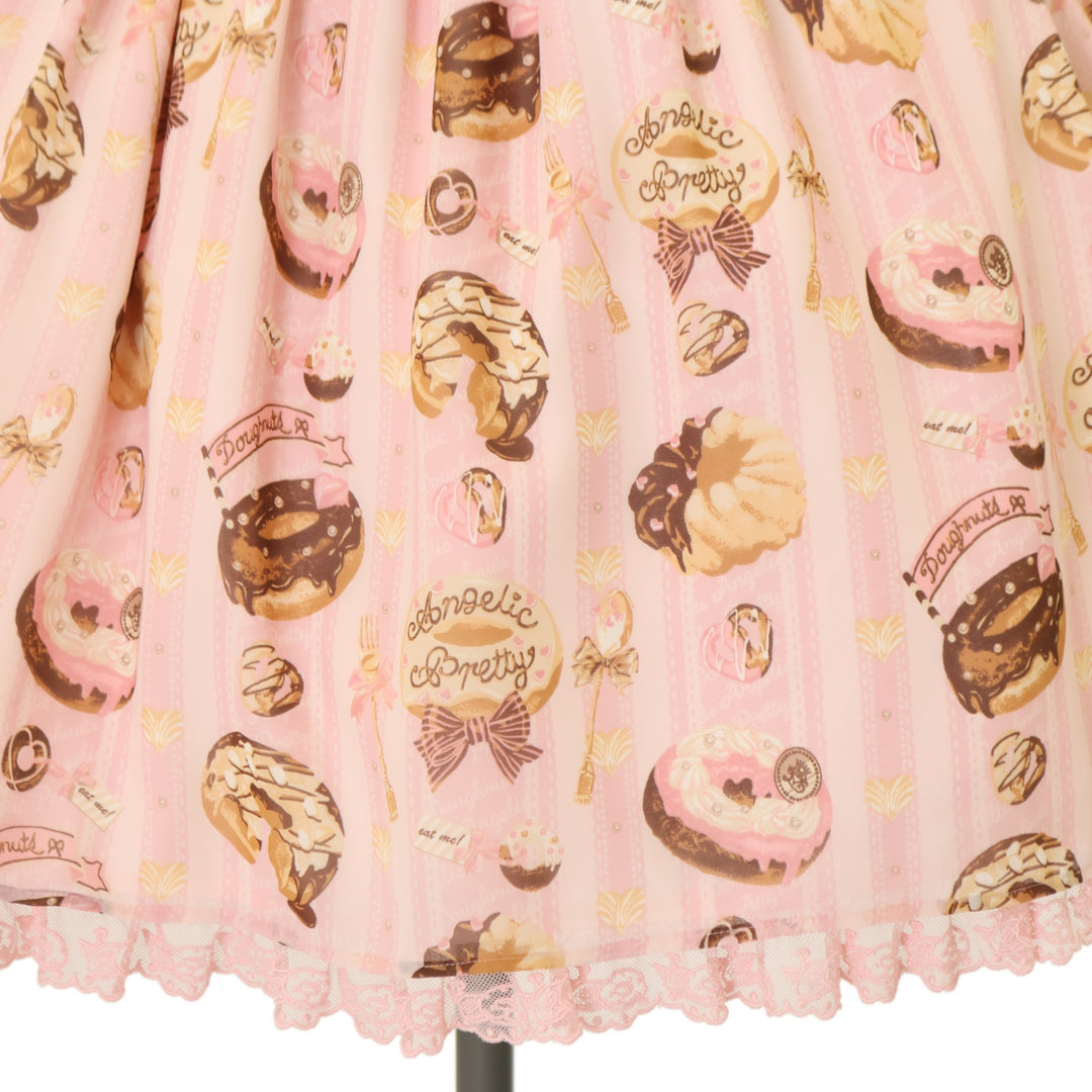 Angelic Pretty ドーナツジャンスカ USED】Melty Creamドーナツジャンパースカート | Angelic Pretty