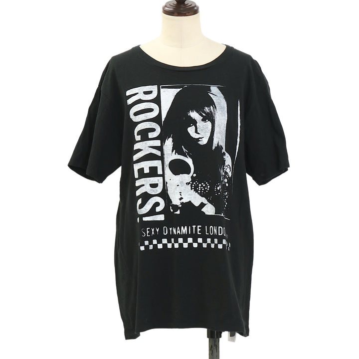SEXY DYNAMITE ダメージ加工Tシャツ USED】【Lサイズ】ROCKERAS! Tシャツ | SEXY DYNAMITE LONDON