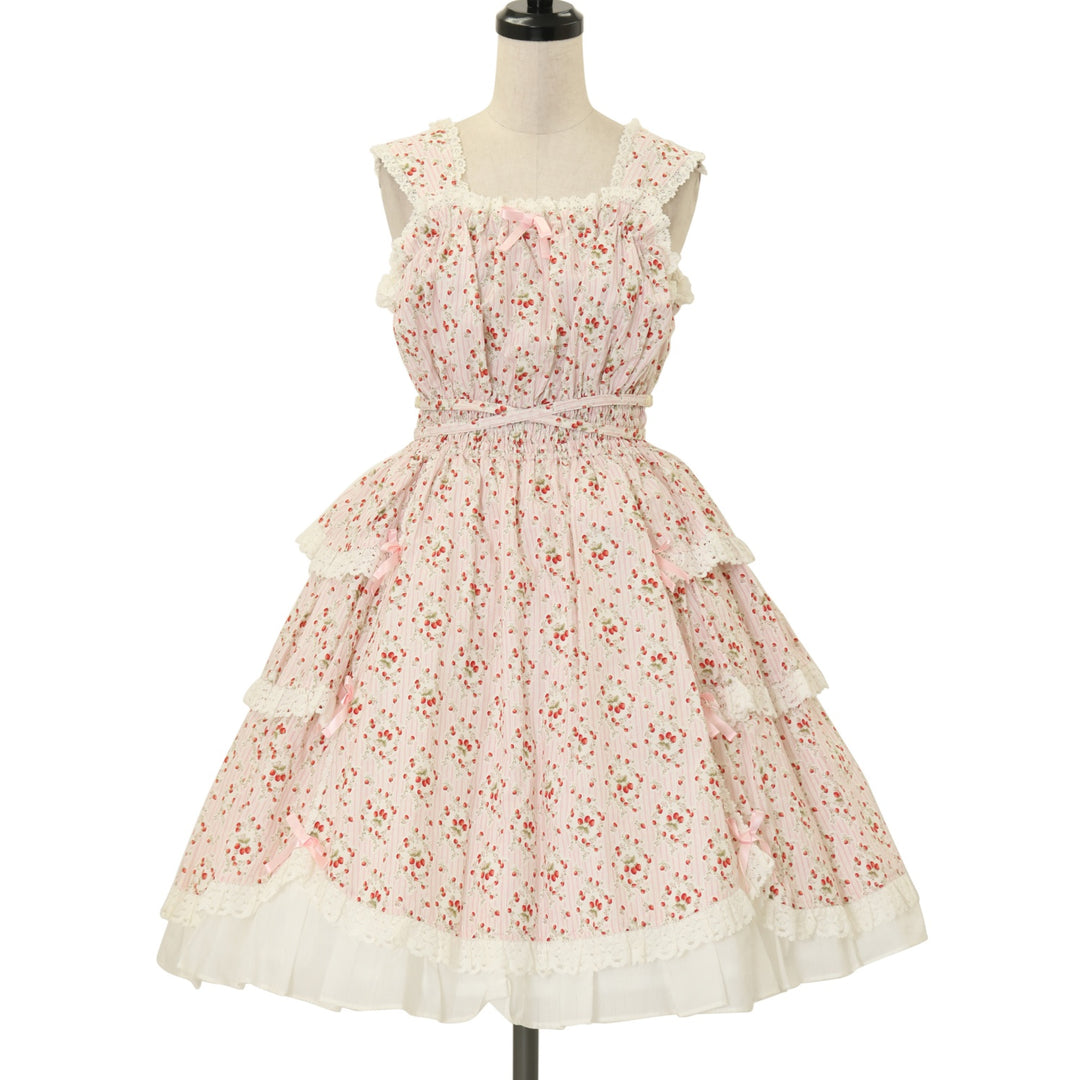Innocent World ストロベリープレート ジャンパースカート USED】ストロベリープリンセスジャンパースカート | Innocent World