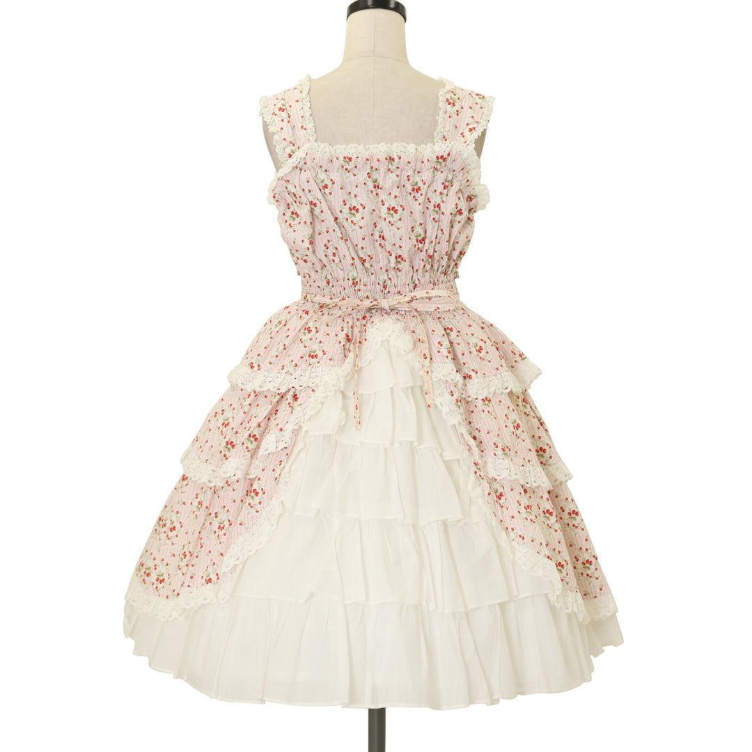 Innocent World ストロベリープレート ジャンパースカート USED】ストロベリープリンセスジャンパースカート | Innocent World