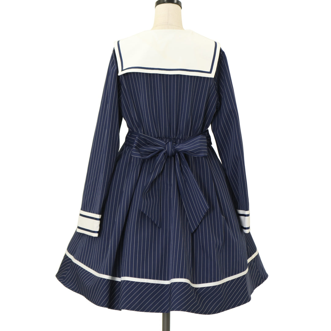 USED】ストライプセーラーワンピース | Amavel Wunderwelt Online Shop