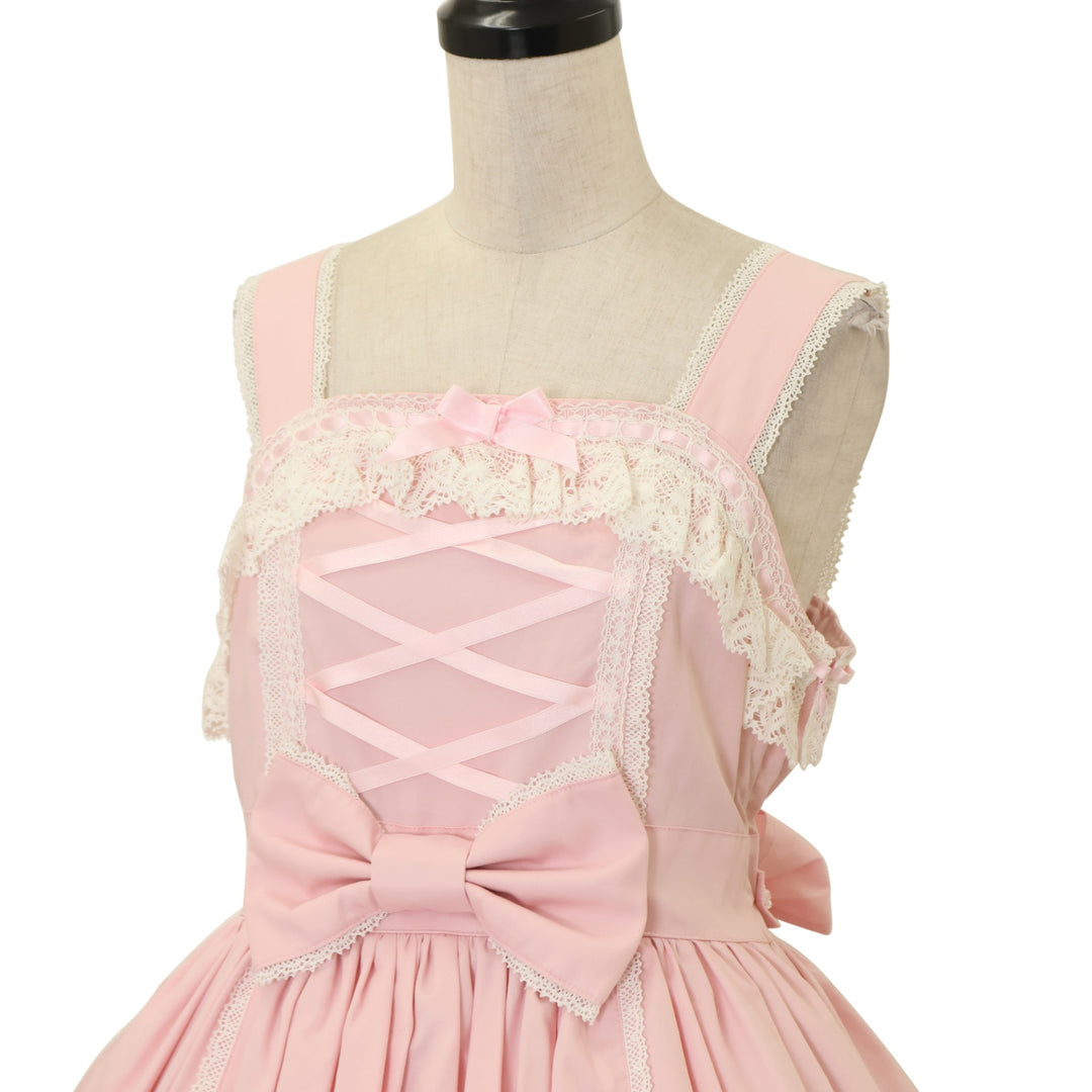 USED】リボンフリルジャンパースカート | Angelic Pretty | ロリータ