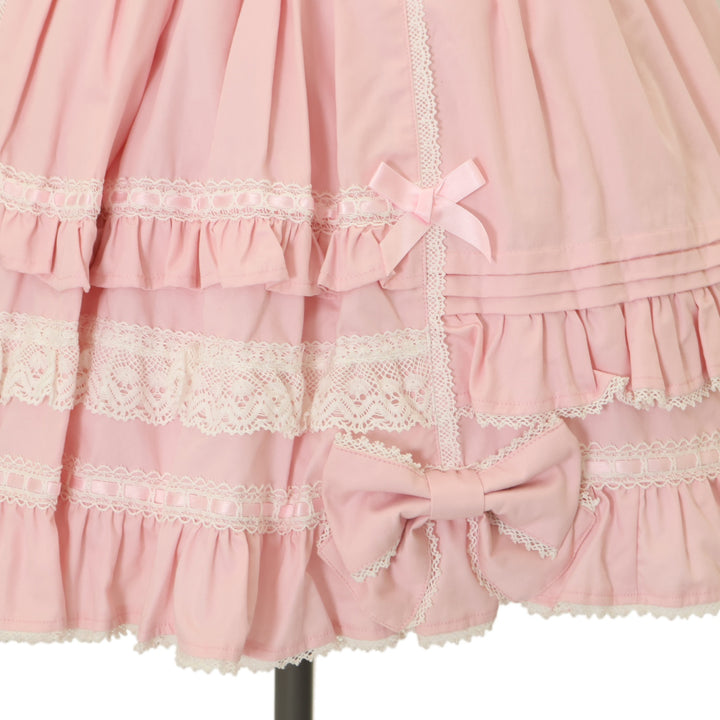 USED】リボンフリルジャンパースカート | Angelic Pretty Wunderwelt