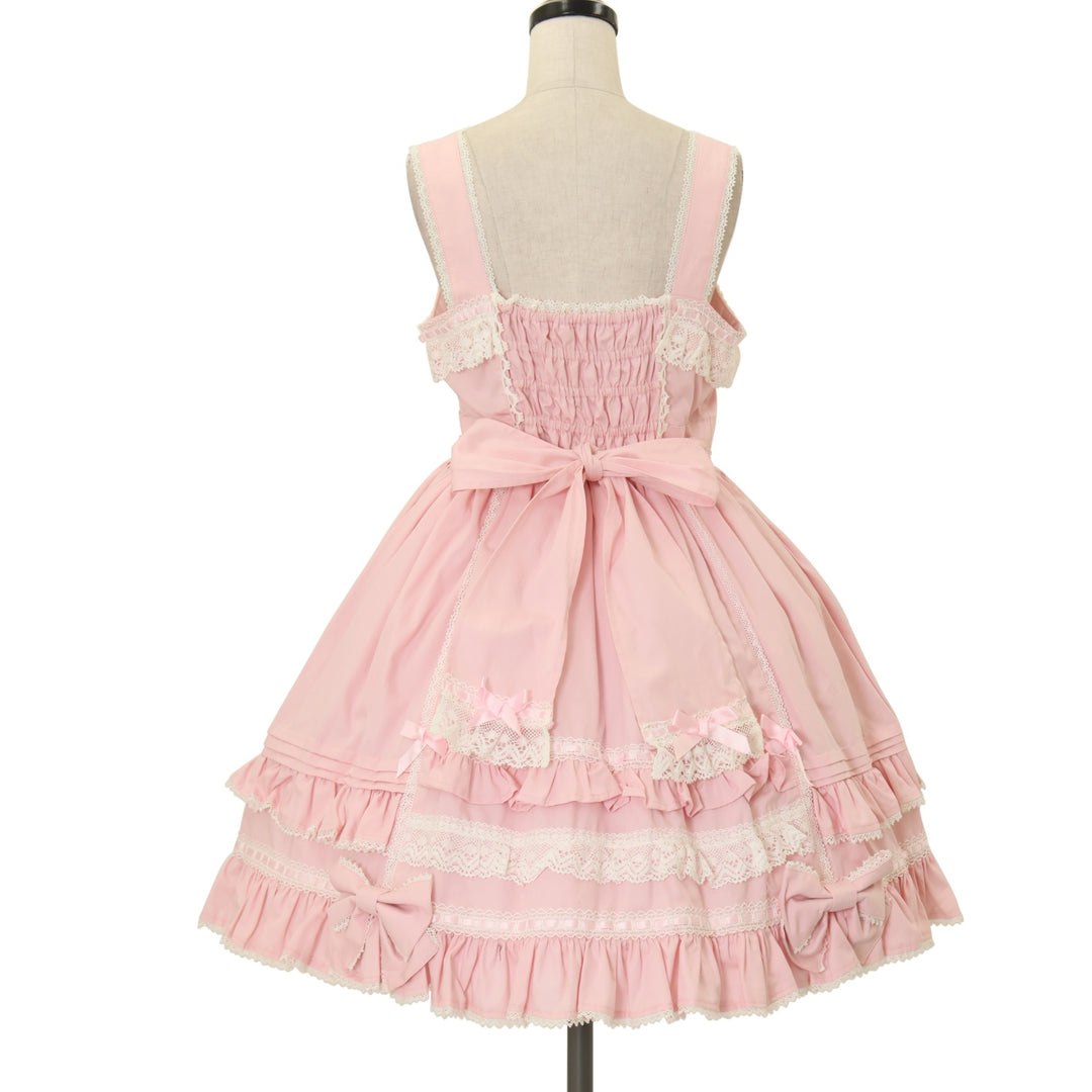 USED】リボンフリルジャンパースカート | Angelic Pretty Wunderwelt
