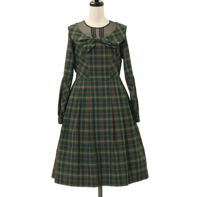 USED】【160cm/三越伊勢丹限定品】プチショコラトリー柄ワンピース