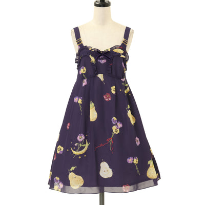 USED】クッキープリントジャンパースカート| Emily Temple cute