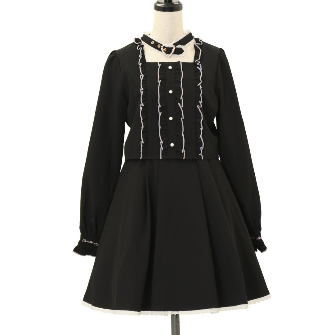 USED】ハートバックルチョーカーデコルテ開きワンピース | ROJITA
