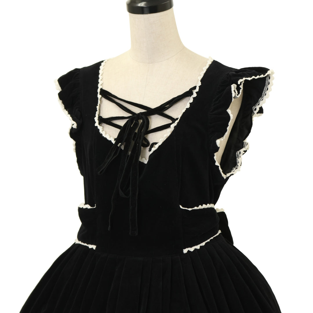 USED】別珍前編み上げジャンパースカート | metamorphose Wunderwelt