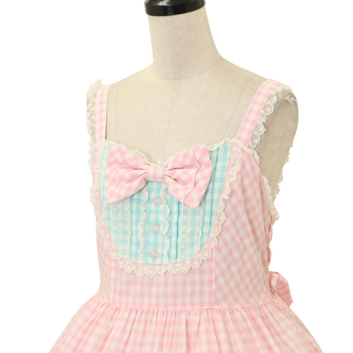 USED】夢色ギンガムジャンパースカート | Angelic Pretty | ロリータ