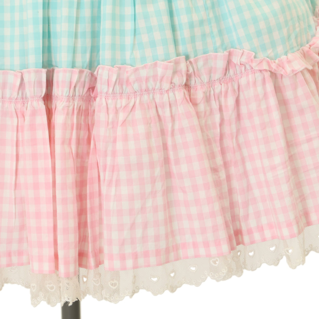 USED】夢色ギンガムジャンパースカート | Angelic Pretty | ロリータ