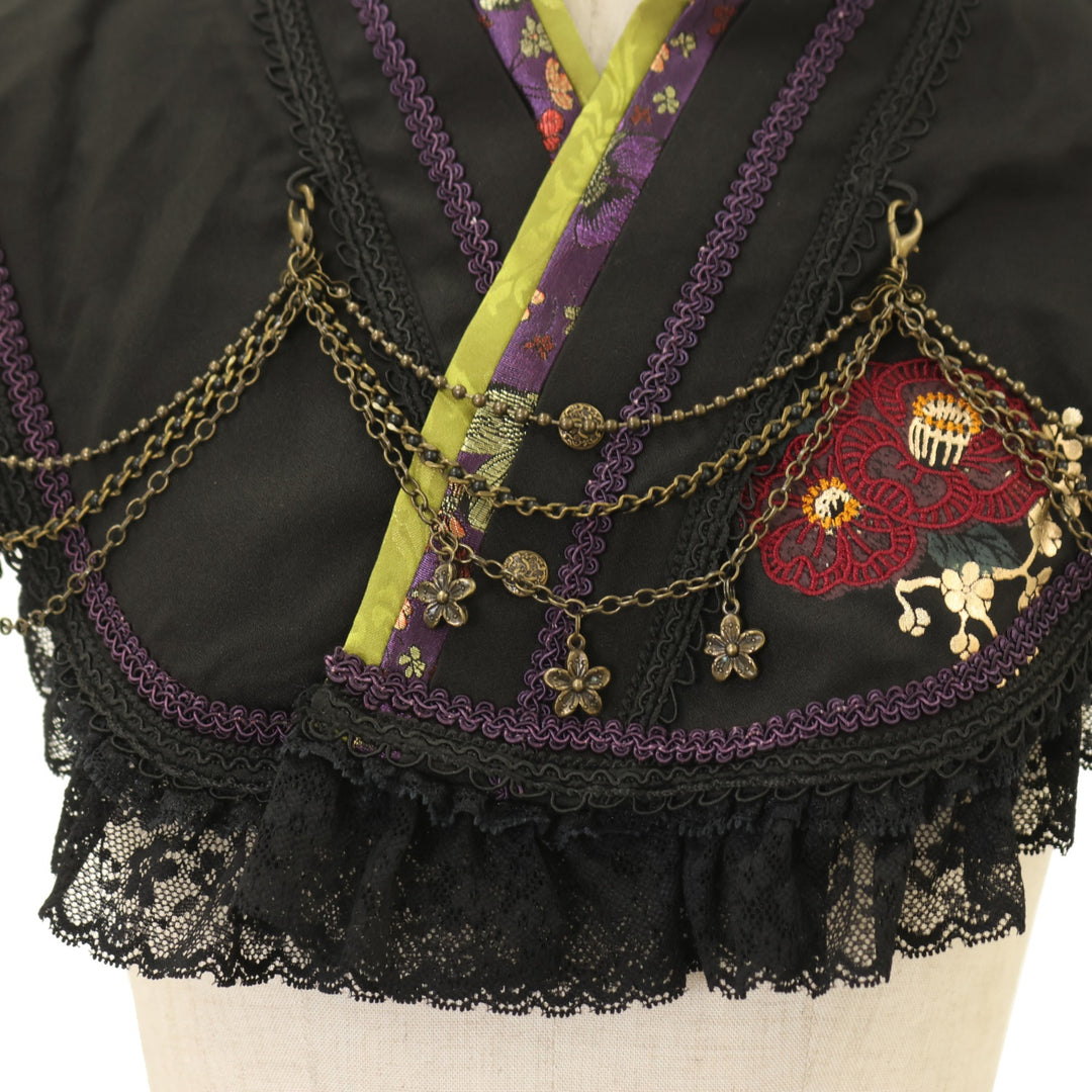 USED】ONESTE 椿刺繍付け襟 | Ozz On | ロリータ ゴスロリブランド服