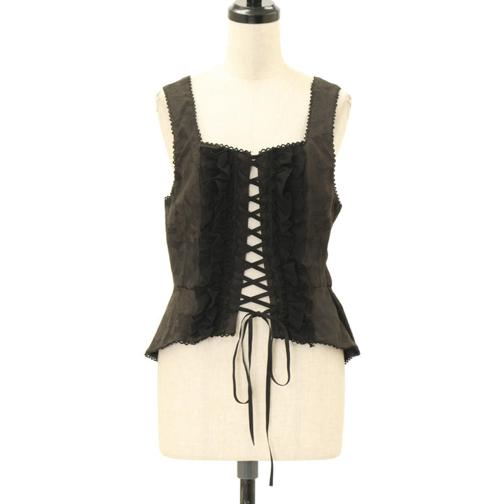 USED】【Mサイズ】ジャガードビスチェ | BLACK PEACE NOW Wunderwelt