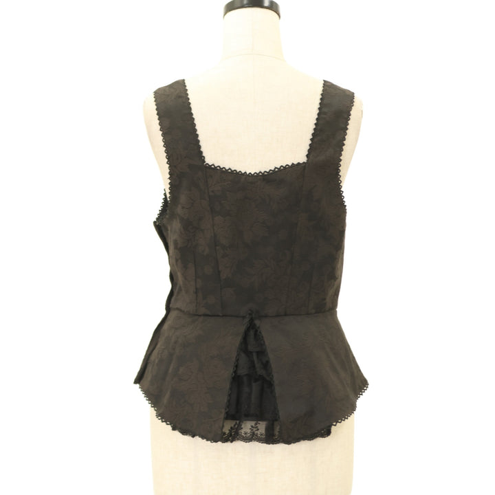 USED】【Mサイズ】ジャガードビスチェ | BLACK PEACE NOW Wunderwelt