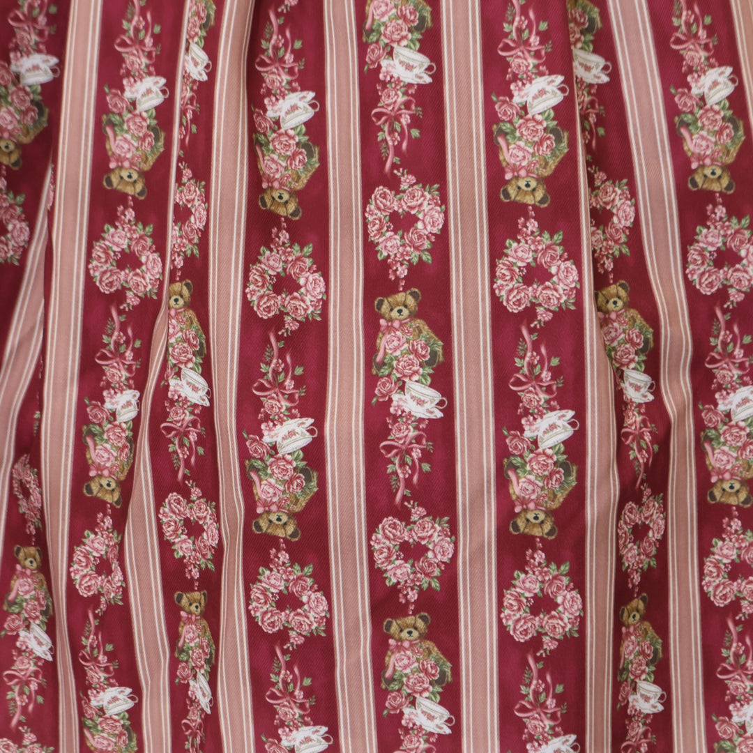 USED】【axes femme kawaii/Mサイズ】Rosy Bear柄ワンピース