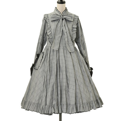 USED】Ann ribbon pleats dress | ANDMARY | ロリータ ゴスロリ