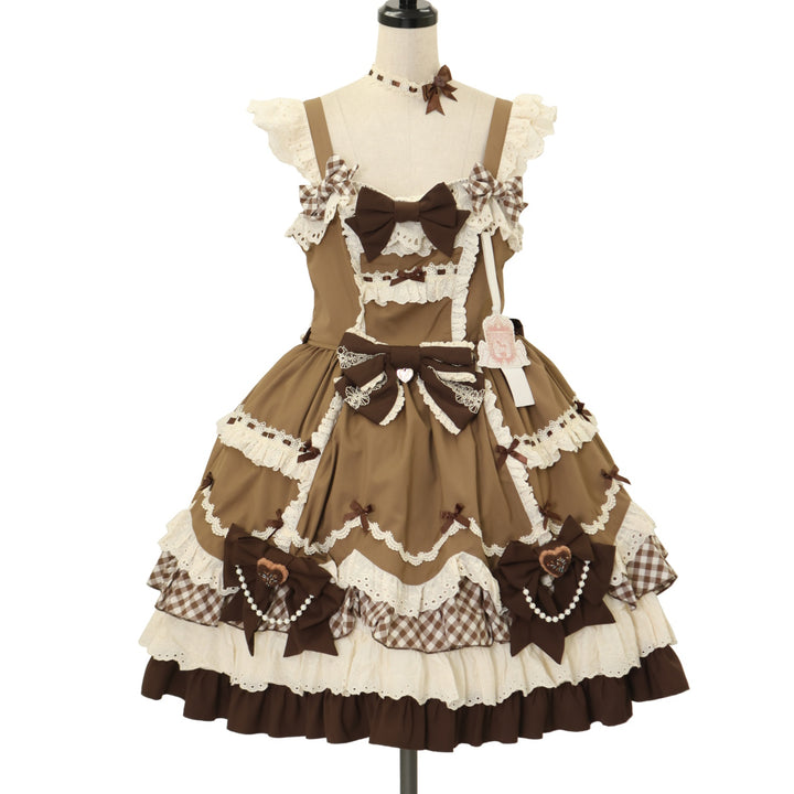 USED】【櫻姫/XLサイズ】ベリーショートケーキ ジャンパースカート
