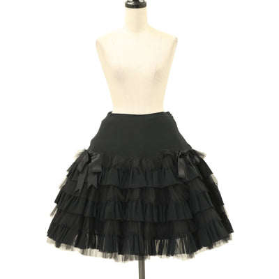 USED】ボリュームシフォンフリルペチコートスカート | Victorian