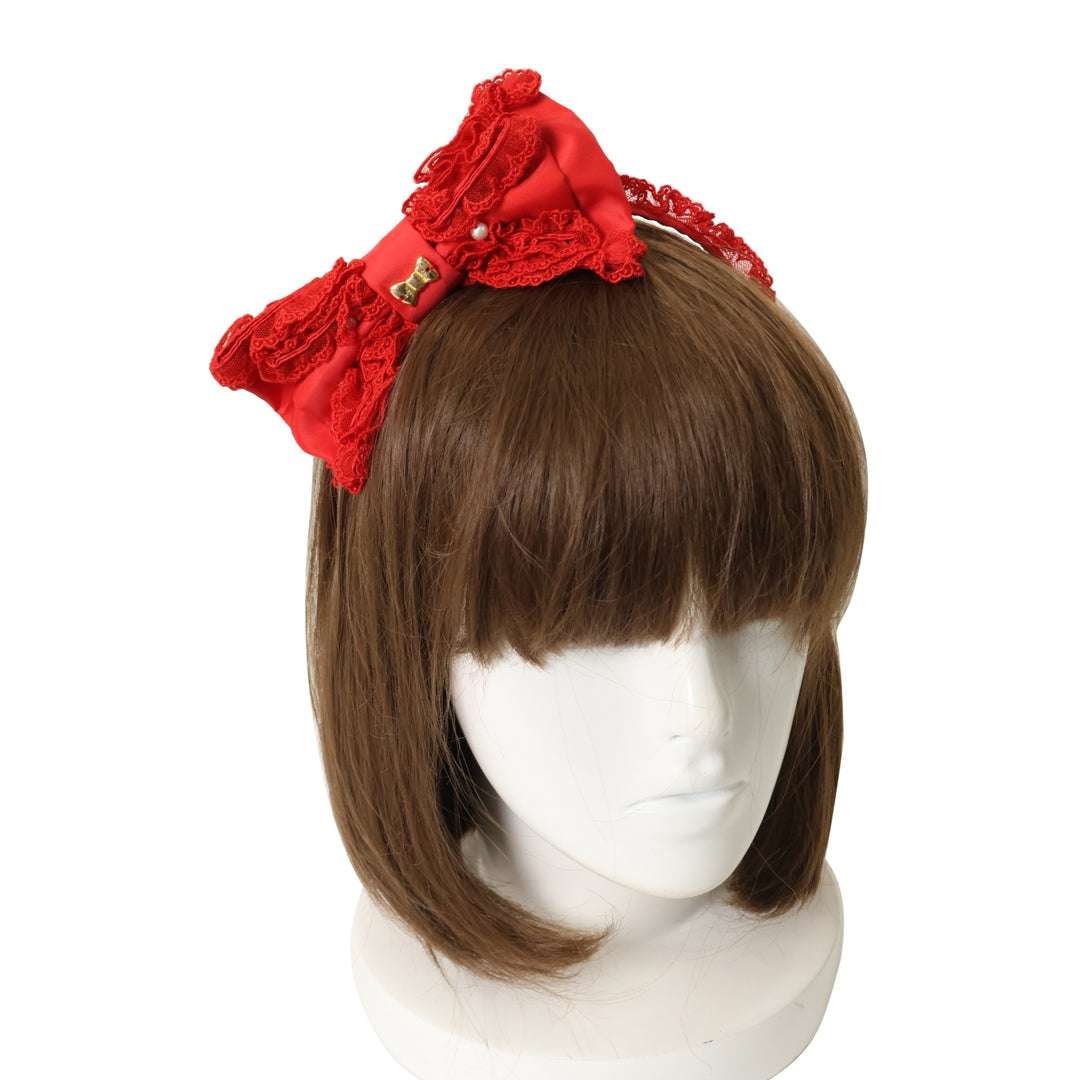 Angelic Pretty リボン カチューシャ 5個セット USED】Dollyななめリボンカチューシャ | Angelic Pretty | ロリータ