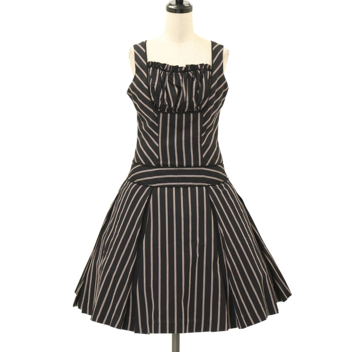 【みやしんがり】 Victorian Maiden ジャンパースカート USED】レジメンタルストライプ ジャンパースカート | Victorian Maiden