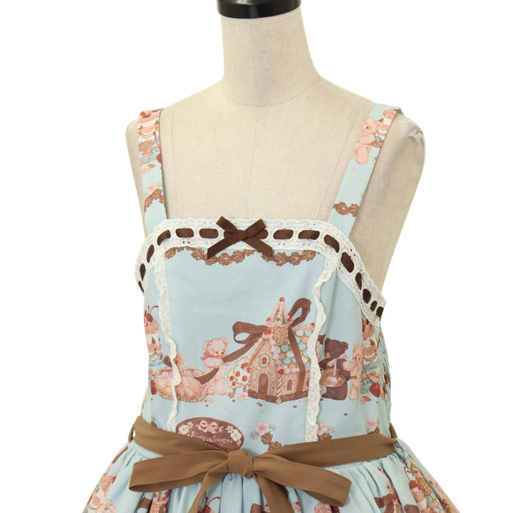 USED】【axes femme kawaii/Mサイズ】お菓子の家柄ジャンスカ