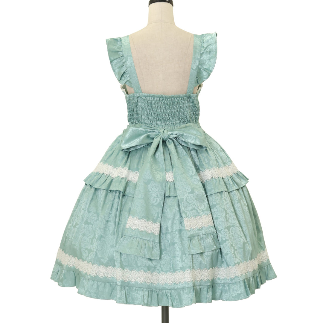 【ファーゴ様】専用・緑360ｇ×2≪リクエスト特割特価≫ USED】【axes femme kawaii/Mサイズ】ロココジャンパースカート
