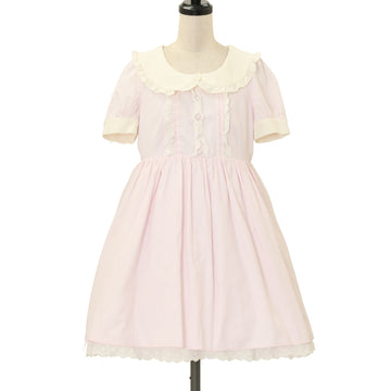 USED】【MRcorset】CROCHET LACE ANGEL WING DRESS (BLUE Plain ver
