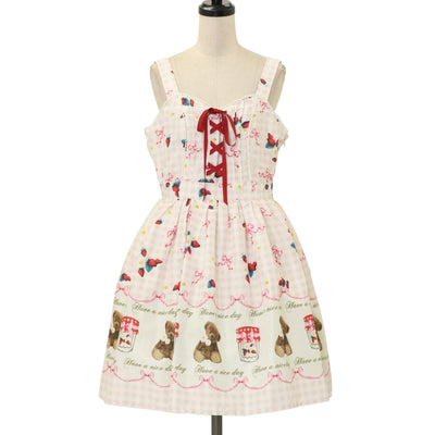 USED】【プラスサイズ】チェック柄編み上げJSKセット| metamorphose