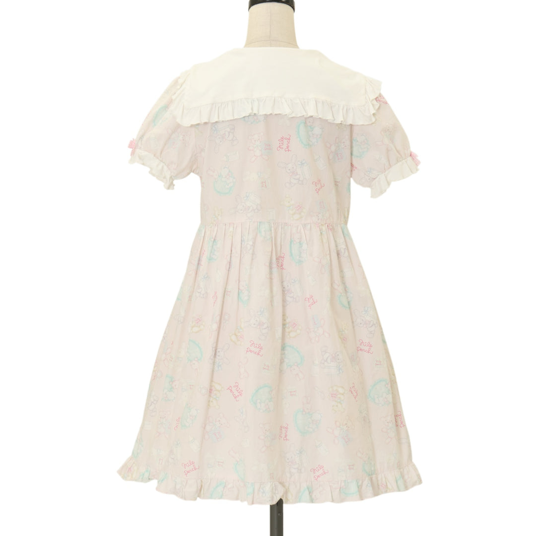 NILE PERCH1点物バービーワンピース USED】BABY GIFT柄ワンピース | Nile Perch | ロリータ ゴスロリ