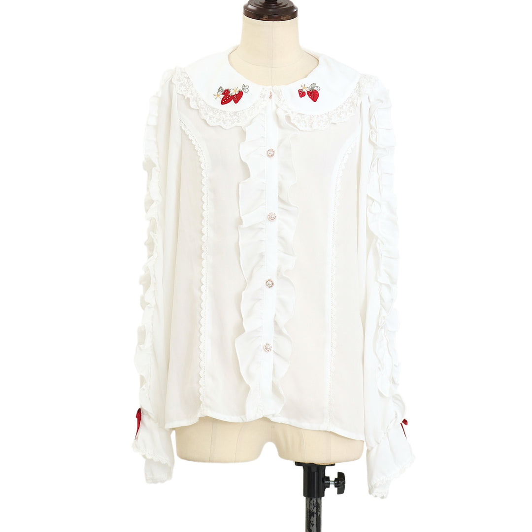 USED】【axes femme kawaii/Mサイズ】ベリーフィールズブラウス