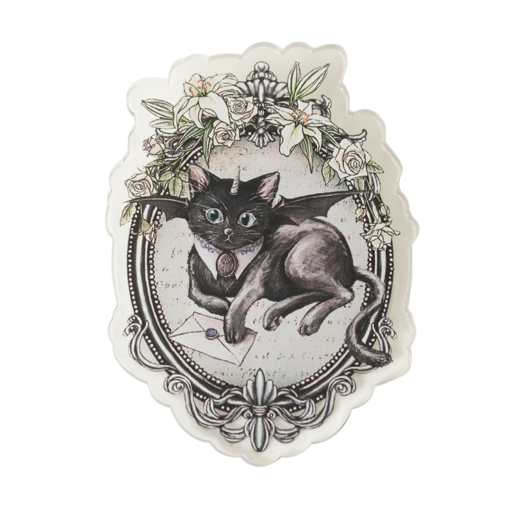 USED】Witches' Familiar 粟木こぼねコラボ アクリルブローチ（デビ黒